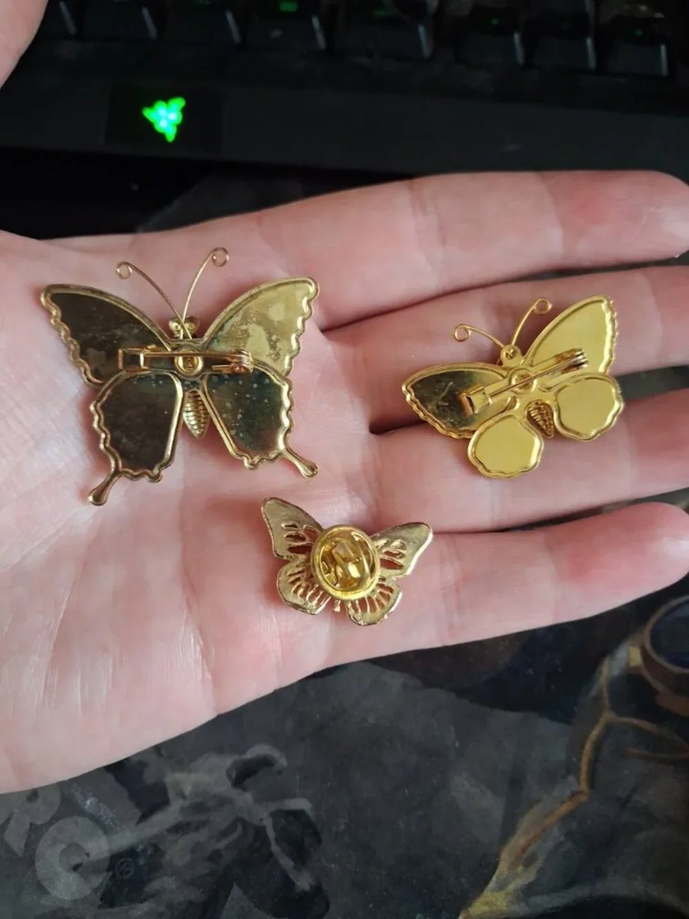 Butterfly pins lot
